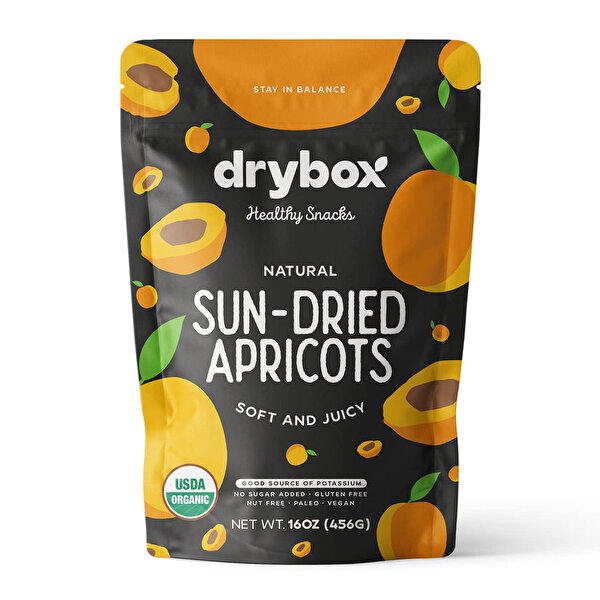 Picture of Drybox Sun dry apricot - doypack (456gr) 16OZ