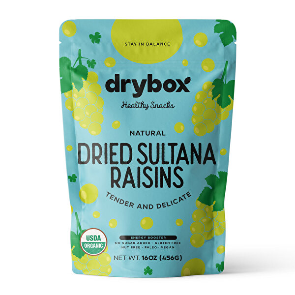 Picture of Drybox Dry Sultana Raisin - doypack (456gr) 16OZ