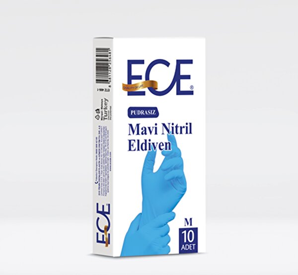 Picture of Ece Nıtrıle Gloves Blue 10pcs (24)