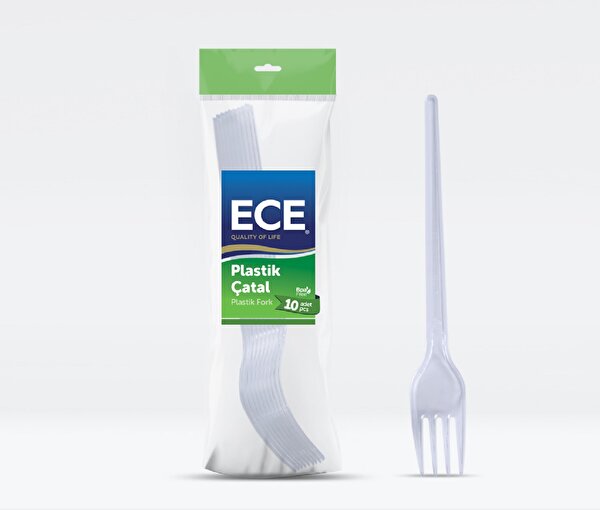 Picture of Ece Plastıc Fork Eco 10pcs (80)