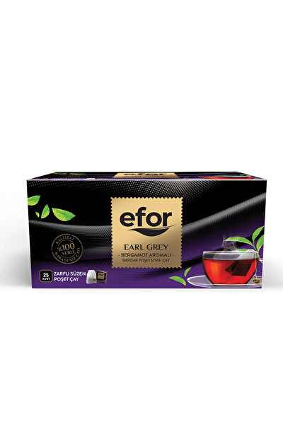 Picture of Efor Earl Gray Turkish Black Tea 25x2gr Tea Bags
