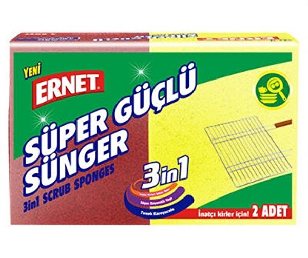Picture of Ernet Super Scrub Sponges Nail Protect