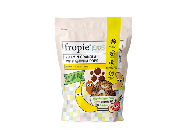 Picture of Fropie Vitamin Granola With Quinoa Pops - Cashew & Banana Cubes