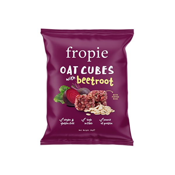 Picture of Fropie Gluten-Free Oat Cubes - Beetroot