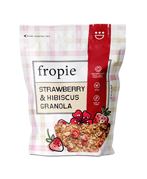 Picture of Fropie Everyday Granola - Strawberry & Hibiscus (Contains Gluten)