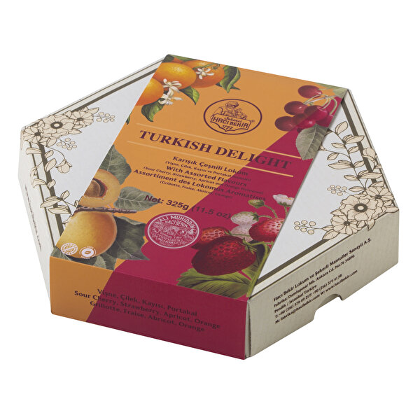 Picture of Hacı Bekir Turkish Delight with Fruit Flavors, 325g