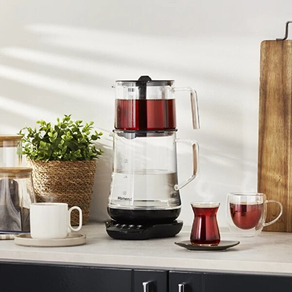 Picture of Homend Royaltea 1746H Talking Glass Tea Maker Black
