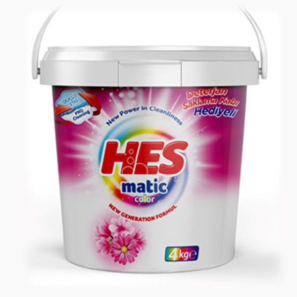 Picture of Hes Matik Laundry Detergent Colored 4kg Bucket