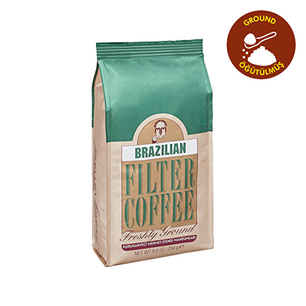 Kurukahveci Mehmet Efendi  Brazilian Öğütülmüş Filtre 250 Gr. ürün görseli