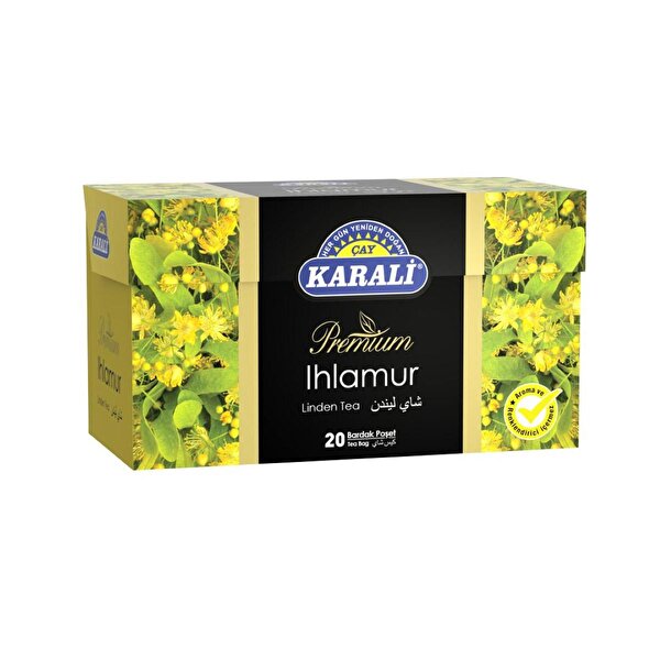 Picture of Karali Glass Sachet Herbal Tea Linden 20 pcs