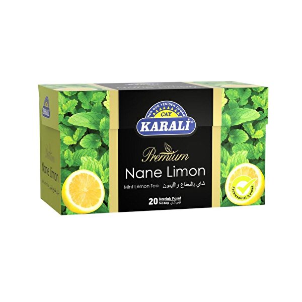 Picture of Karali Glass Sachet Herbal Tea Mint Lemon 20 pcs