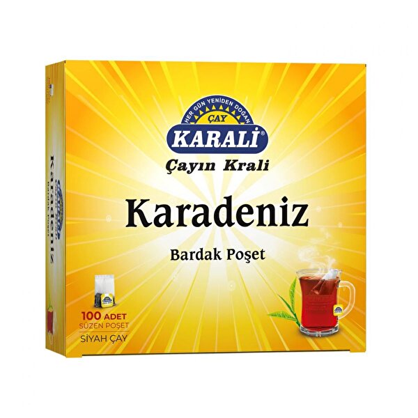 Picture of Karali Black Sea Glass Tea Bag 100 pcs 