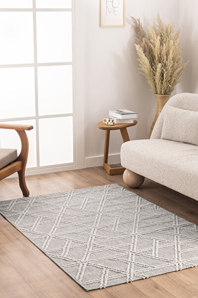 Picture of Koza Home Alba Gray Cream Rug 19241A 160 x 230