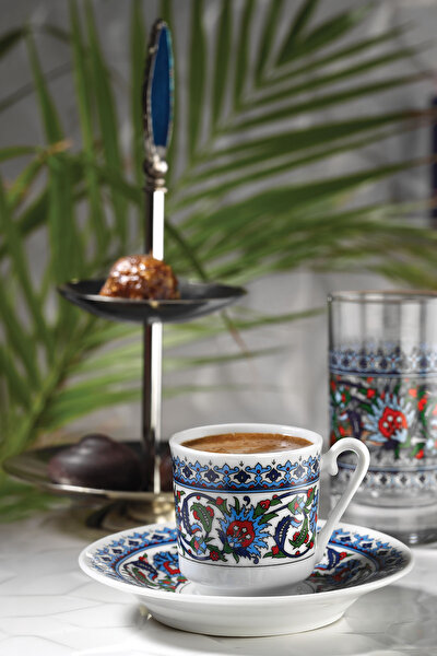 Picture of Kütahya Porselen Topkapi 12Cps Coffe Set Patterned