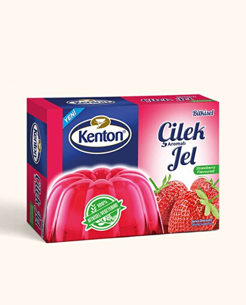 Picture of Kenton Vegetal Jelly Strawberry Flavoured 80 g 