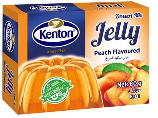Picture of Kenton Vegetal Jelly Peach Flavoured 80 g 