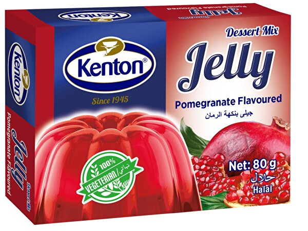 Picture of Kenton Vegetal Jelly Pomegranate Flavoured 80 g 