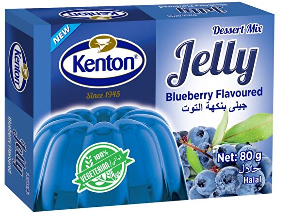 Picture of Kenton Vegetal Jelly Blueberry Flavoured 80 g 