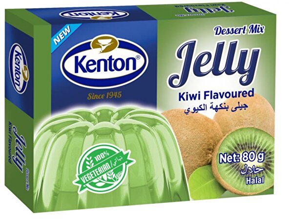 Picture of Kenton Vegetal Jelly Kiwi Flavoured 80 g 