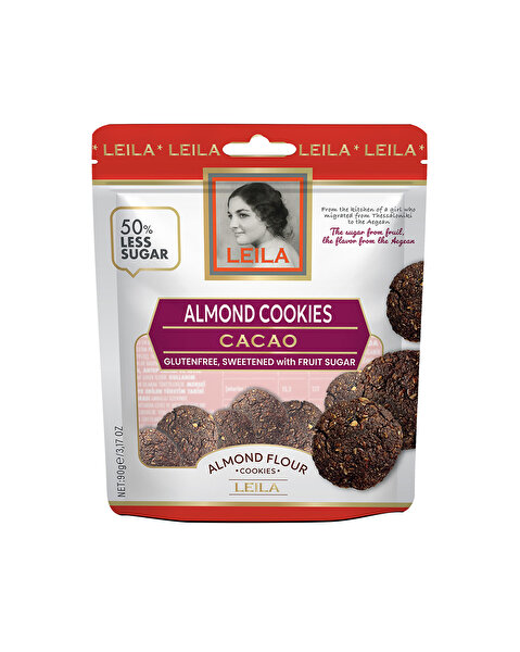 Picture of Leila Almond Cookie Double Cocoa 90 Gr