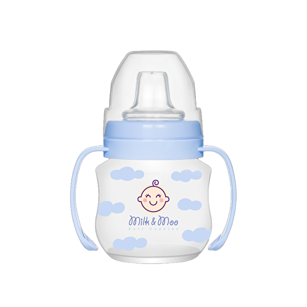 Picture of Milk&Moo  Non-Spill Cup With Grip 125 ml Blue