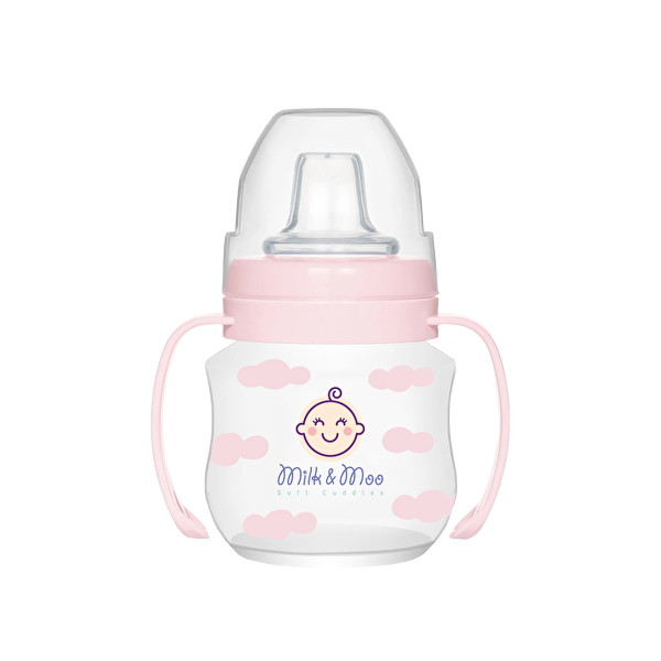 Picture of Milk&Moo  Non-Spill Cup With Grip 125 ml Pink