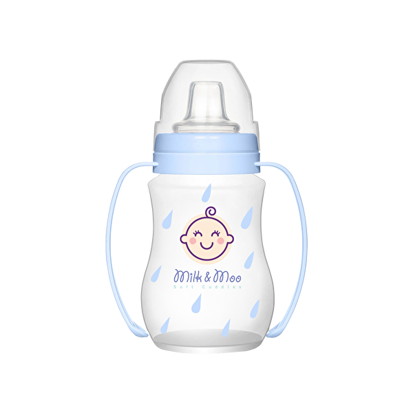 Picture of Milk&Moo  Non-Spill Cup With Grip 250 ml Blue