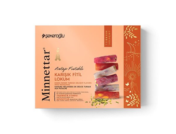 Picture of Mınnettar Pistachio Mixed Roll Delight 300 Gr