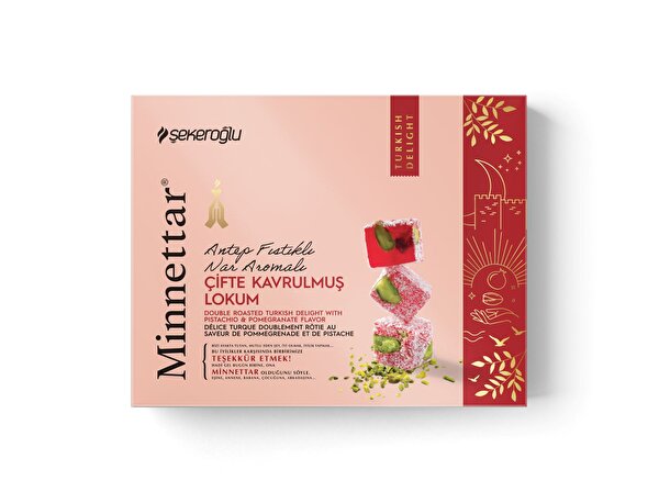 Picture of Mınnettar Pistachio Pomegranate Flavored Double Roasted Delight 300 Gr
