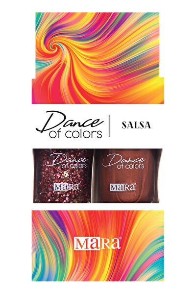 Picture of Mara Dance Of Colors Nail Polish - 11 Ml*2 - Salsa