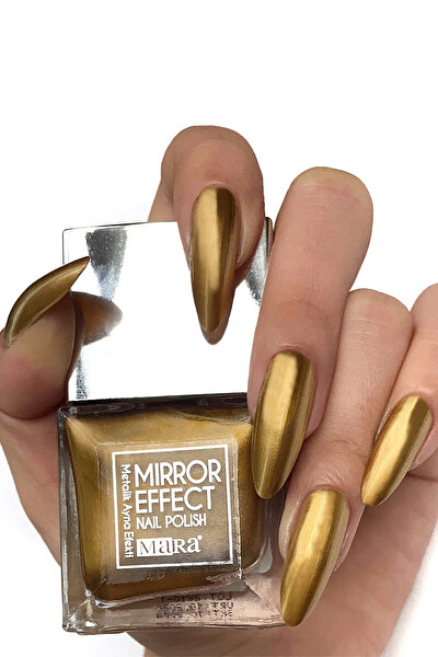Picture of Mara Mirror Effect Nail Polish 15 Ml - Gold