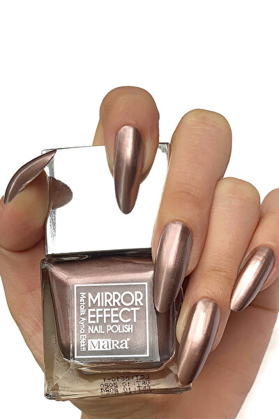 Picture of Mara Mirror Effect Nail Polish 15 Ml - Brown