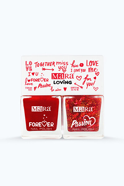 Picture of Mara Forever & Passion Nail Polish Set (Double Single Cover)