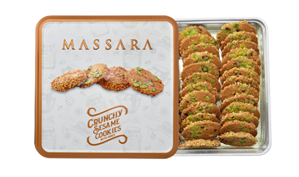Picture of Massara Crunchy Sesame Cookies (Metal Packaging) 200 g