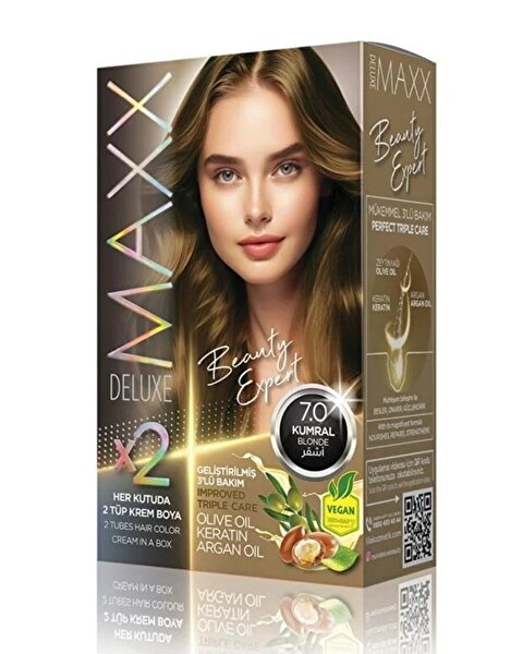 MAXX DELUXE BEAUTY EXPERT SAÇ BOYASI KİTİ 7.0. ürün görseli