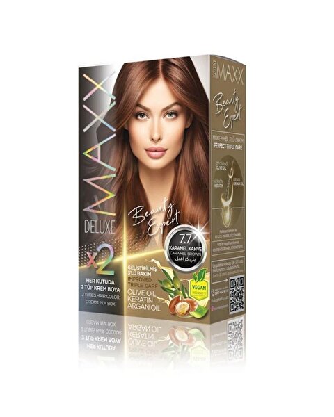 MAXX DELUXE BEAUTY EXPERT SAÇ BOYASI KİTİ 7.7. ürün görseli