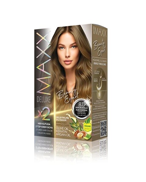 MAXX DELUXE BEAUTY EXPERT SAÇ BOYASI KİTİ 8.11. ürün görseli