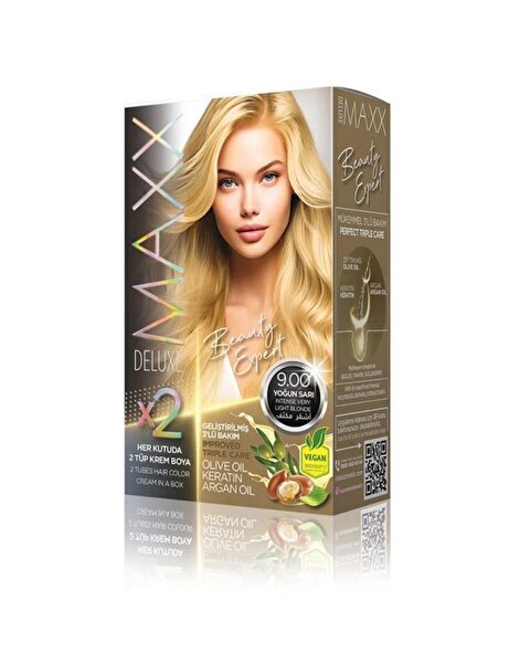 MAXX DELUXE GÜZELLİK UZMANI SAÇ BOYASI KİTİ 9.00. ürün görseli