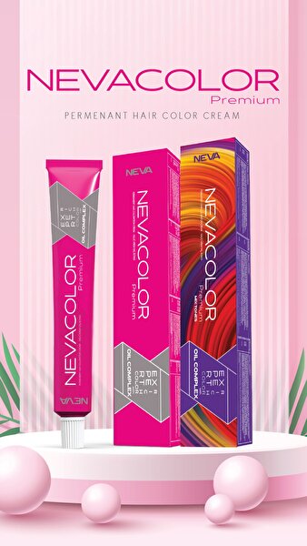 Picture of Nevacolor Hair Color Cream - 50 ml  Medium Chestnut No:4.4