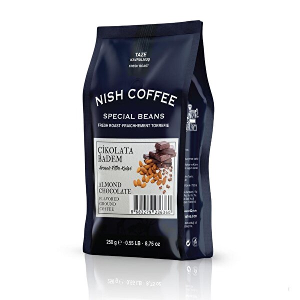 Picture of Nish Chocolate Almond Flavored Filter Coffee 250 Gr
