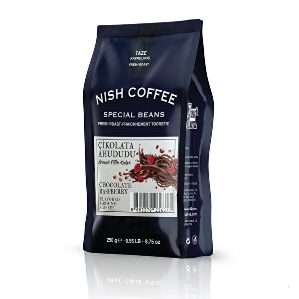 Picture of Nish Chocolate Raspberry Flavored Filter Coffee 250 gr