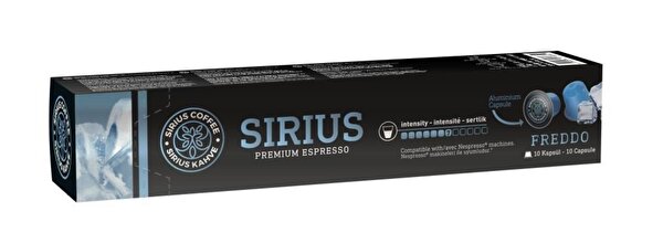 Picture of Sirius Premium Capsule Coffee, Freddo (Density No 7) 55 G