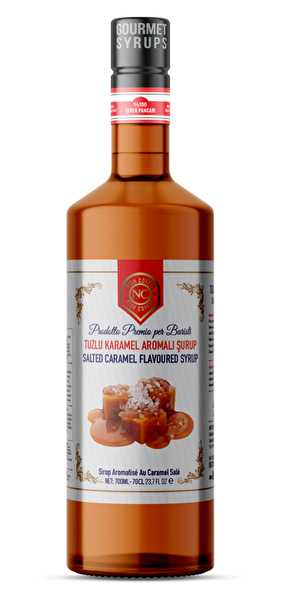Picture of Nish Salt Caramel Flavored Syrup 700 Ml