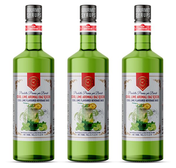 Picture of Nish Cool Lime Syrups Set Of 3 (3x700ml)