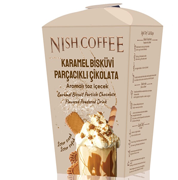 Picture of Nish Flavored Powder Drink Caramel Biscuit Crumbs 250 Gr