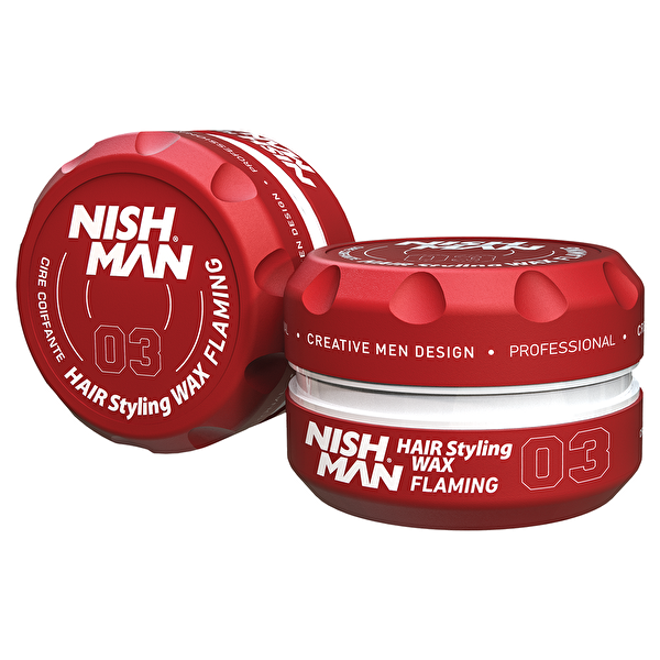 Picture of Nishman Hair Styling Aqua Wax 03 Flaming