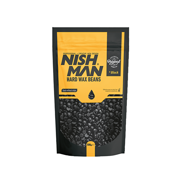 Picture of Nishman Hard Wax Beans ( Granul Depilatory Wax Without Stripless) - Black