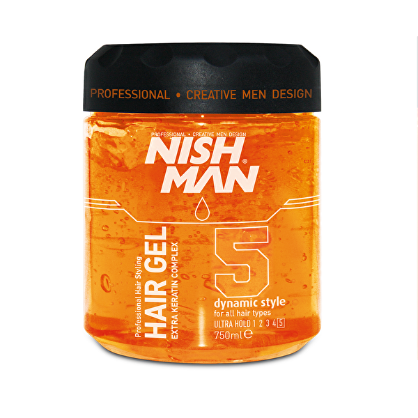 Picture of Nishman Ultra Strong Hair Styling  Gel  N.5