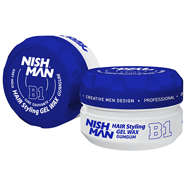 Picture of Nishman Hair Styling Aqua Gel Wax B1 Gumgum