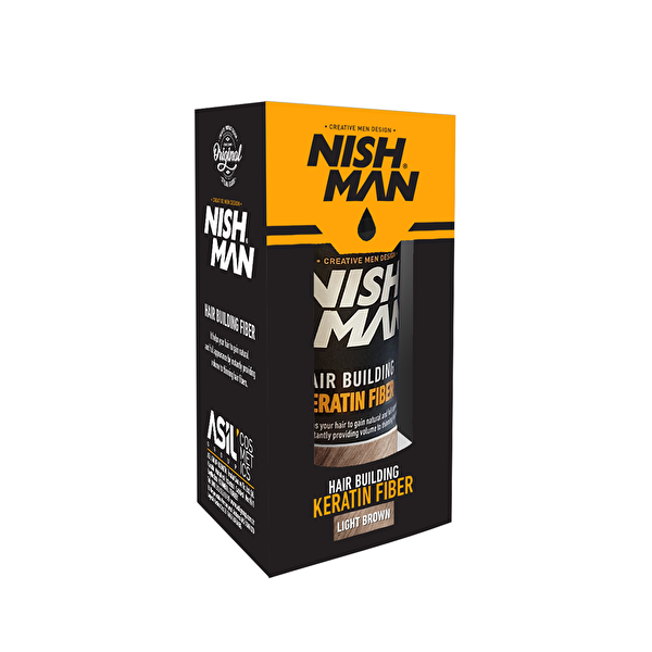 Picture of Nishman Hair Building Keratin Fiber Single Pack // Light Brown